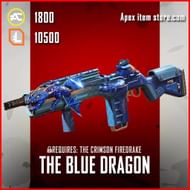 The Blue Dragon is a blue variant of The Crimson Firedrake in Apex Legends (Image via apexitemstore.com)